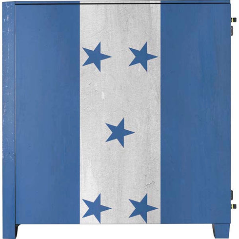 Honduras Flag Distressed Corsair 4000D Tempered Glass Mid-Tower ATX Case Skin