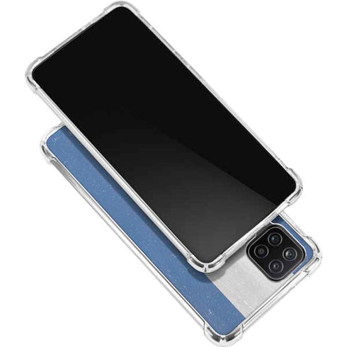 Honduras Flag Distressed Galaxy A12 Clear Case