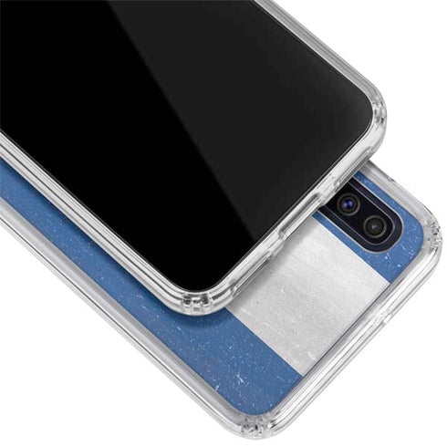 Honduras Flag Distressed Galaxy A50 Clear Case