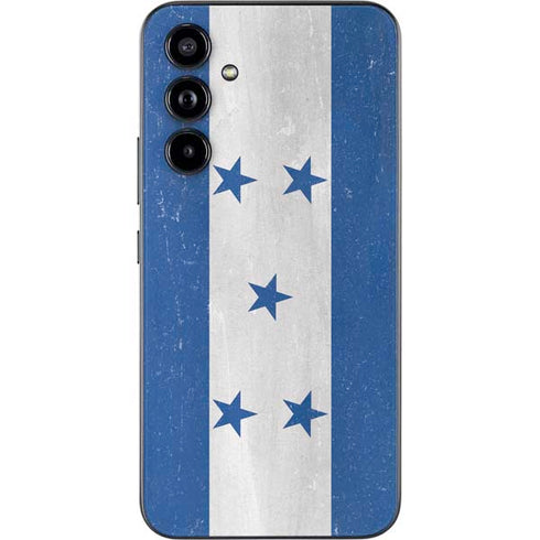Honduras Flag Distressed Galaxy A54 5G Skin
