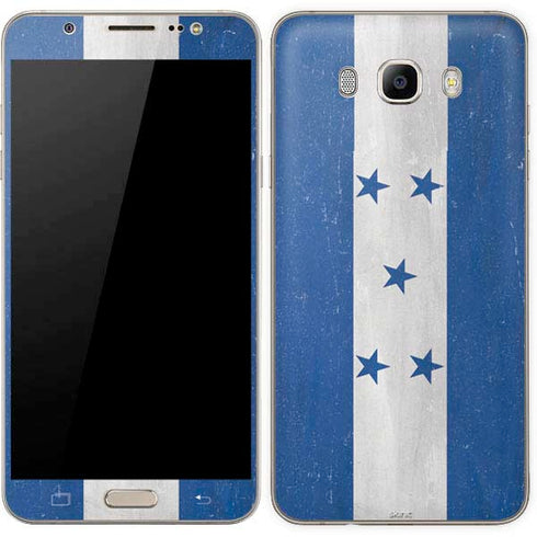 Honduras Flag Distressed Galaxy J7 Skin