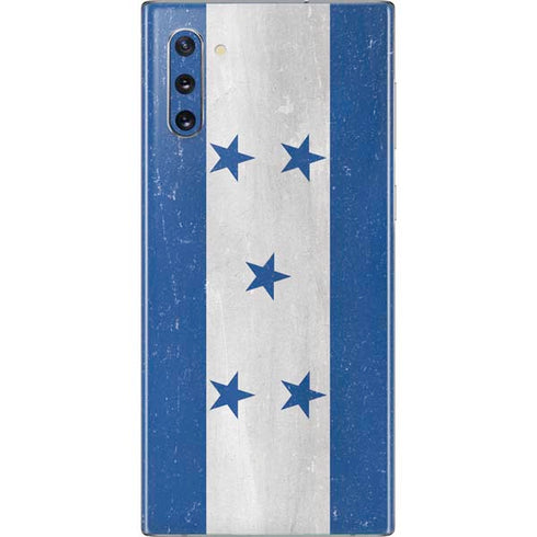 Honduras Flag Distressed Galaxy Note 10 Skin