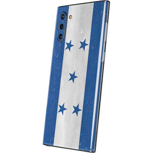 Honduras Flag Distressed Galaxy Note 10 Skin
