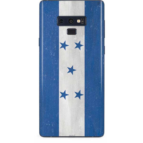 Honduras Flag Distressed Galaxy Note 9 Skin