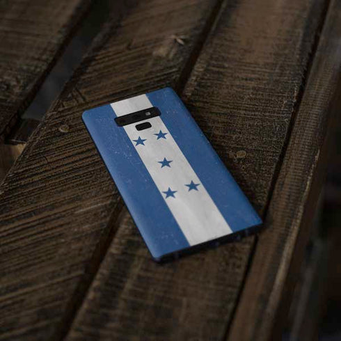 Honduras Flag Distressed Galaxy Note 9 Skin