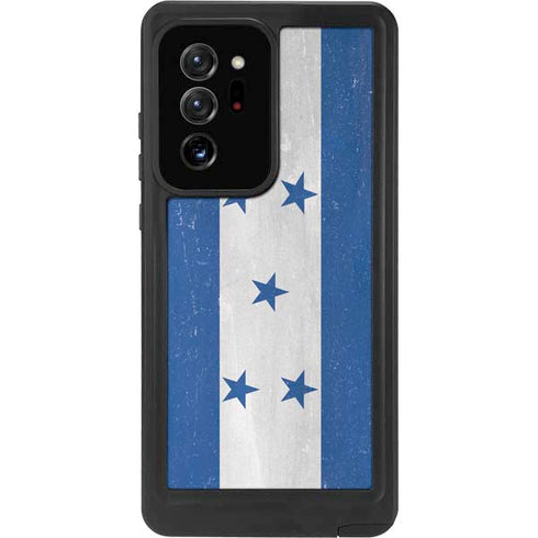 Honduras Flag Distressed Galaxy Note20 Ultra 5G Waterproof Case
