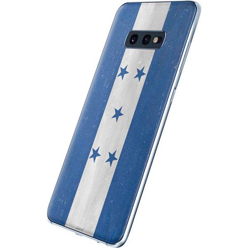 Honduras Flag Distressed Galaxy S10e Skin
