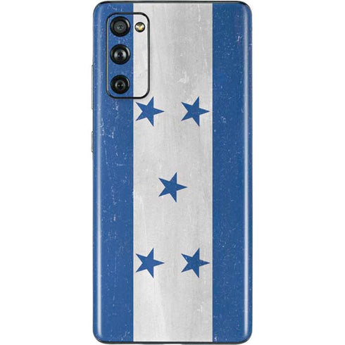 Honduras Flag Distressed Galaxy S20 Fan Edition Skin