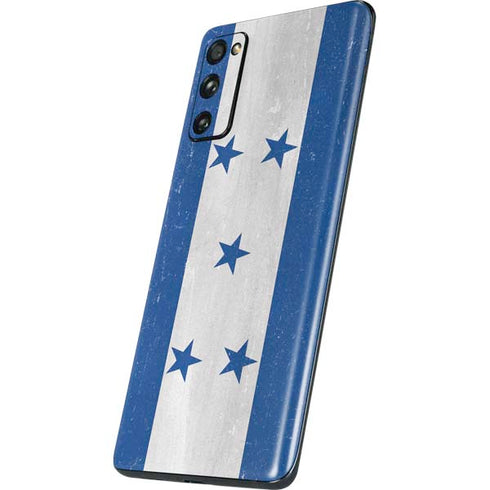 Honduras Flag Distressed Galaxy S20 Fan Edition Skin