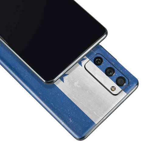 Honduras Flag Distressed Galaxy S20 Fan Edition Skin