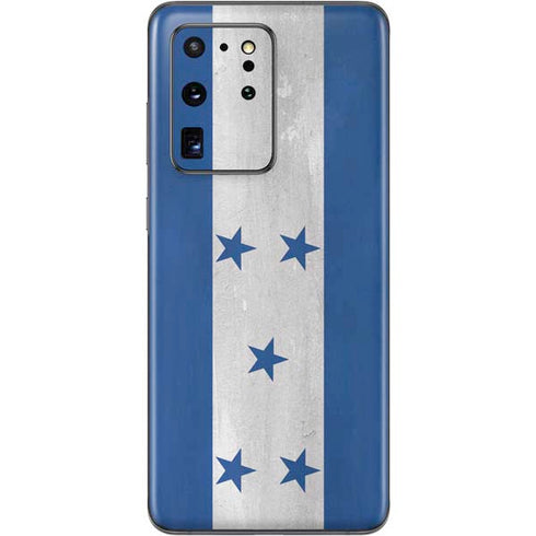 Honduras Flag Distressed Galaxy S20 Ultra 5G Skin
