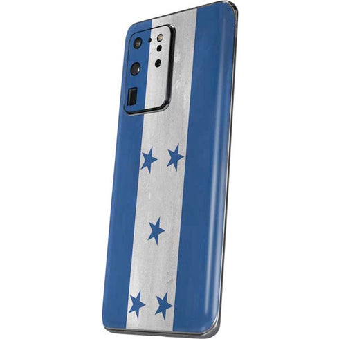 Honduras Flag Distressed Galaxy S20 Ultra 5G Skin
