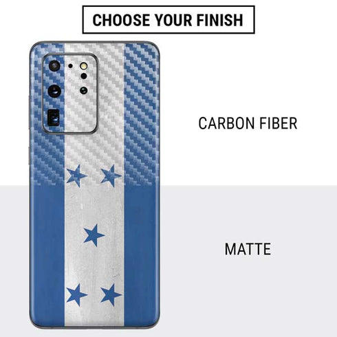 Honduras Flag Distressed Galaxy S20 Ultra 5G Skin