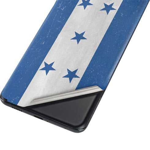 Honduras Flag Distressed Galaxy S21 Ultra 5G Skin