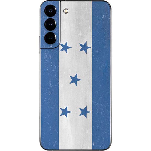 Honduras Flag Distressed Galaxy S22 Plus Skin