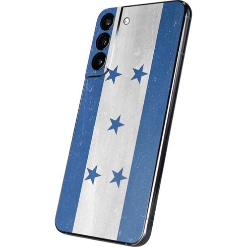 Honduras Flag Distressed Galaxy S22 Plus Skin