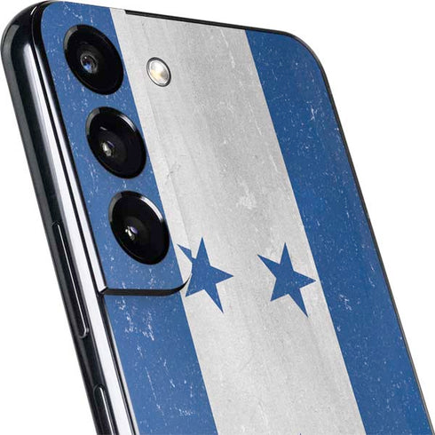 Honduras Flag Distressed Galaxy S22 Skin