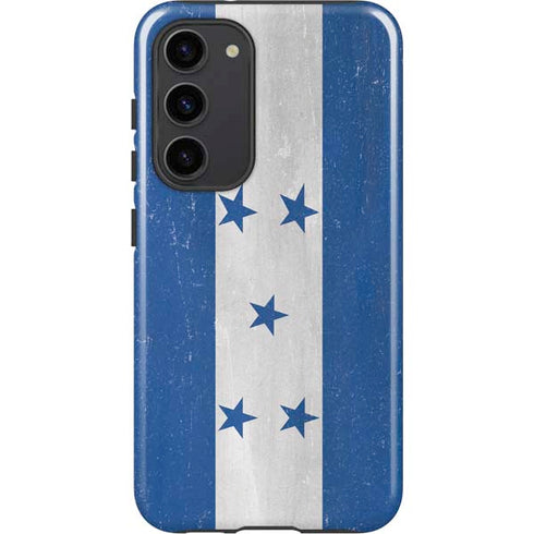 Honduras Flag Distressed Galaxy S23 Plus Pro Case
