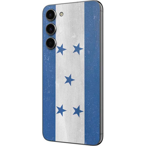 Honduras Flag Distressed Galaxy S23 Plus Skin