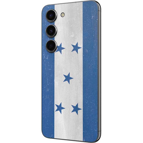 Honduras Flag Distressed Galaxy S23 Skin