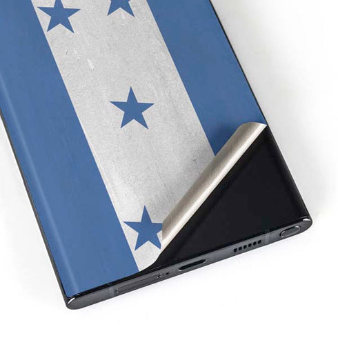 Honduras Flag Distressed Galaxy S23 Ultra Skin