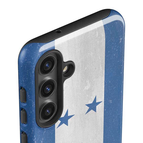 Honduras Flag Distressed Galaxy S24 Plus Impact Case