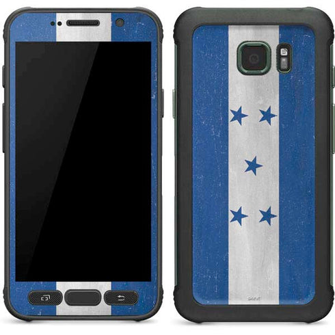 Honduras Flag Distressed Galaxy S7 Active Skin
