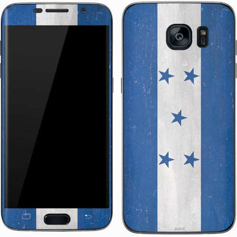 Honduras Flag Distressed Galaxy S7 Skin