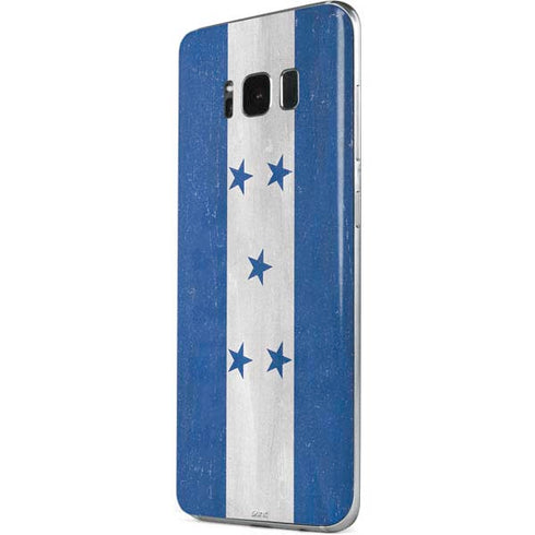 Honduras Flag Distressed Galaxy S8 Skin