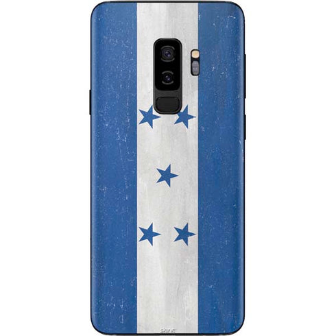 Honduras Flag Distressed Galaxy S9 Plus Skin