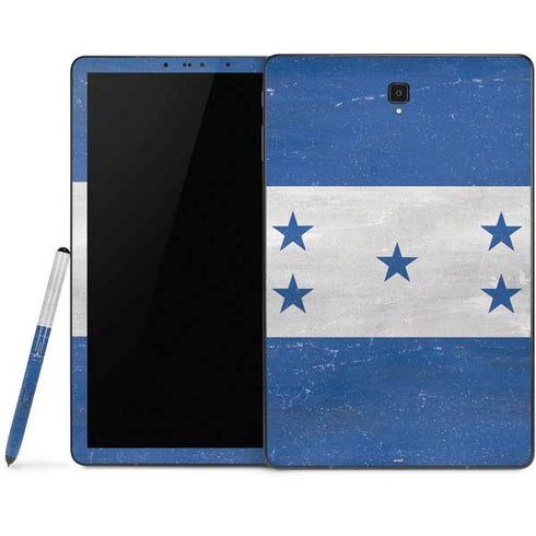 Honduras Flag Distressed Samsung Galaxy Tab Skin