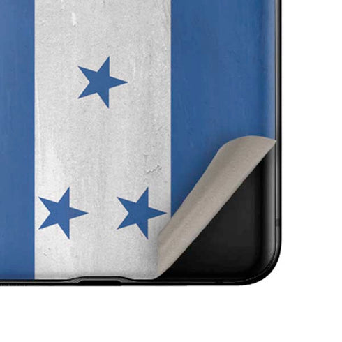 Honduras Flag Distressed Galaxy Z Flip Skin
