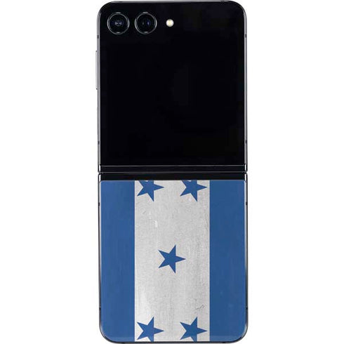 Honduras Flag Distressed Galaxy Z Flip5 5G Skin