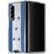 Honduras Flag Distressed Galaxy Z Fold4 5G Clear Case