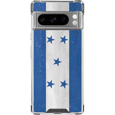 Honduras Flag Distressed Google Pixel 8 Pro Clear Case