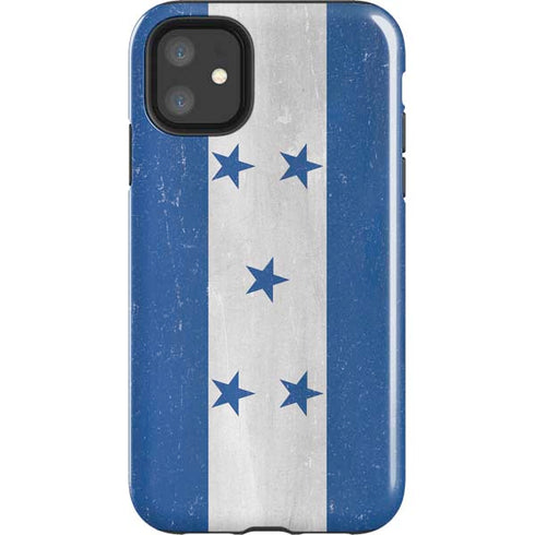 Honduras Flag Distressed iPhone 11 Impact Case