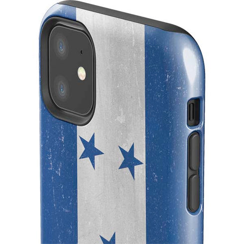 Honduras Flag Distressed iPhone 11 Impact Case