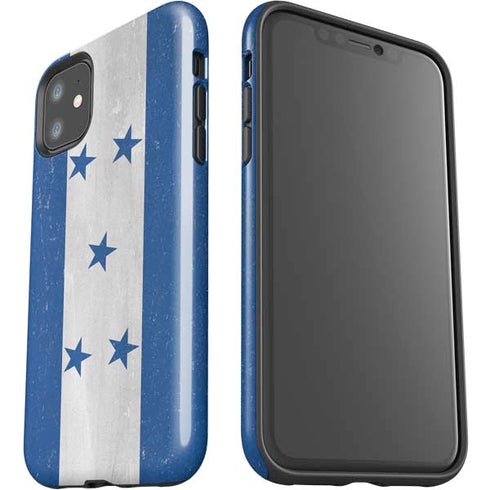 Honduras Flag Distressed iPhone 11 Impact Case