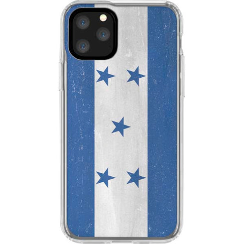 Honduras Flag Distressed iPhone 11 Pro Clear Case