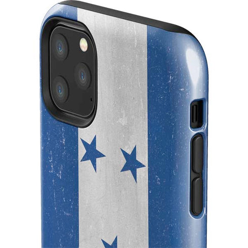 Honduras Flag Distressed iPhone 11 Pro Max Impact Case