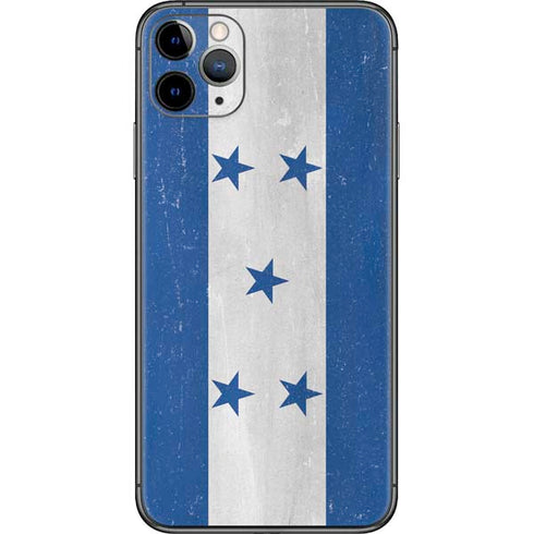 Honduras Flag Distressed iPhone 11 Pro Max Skin
