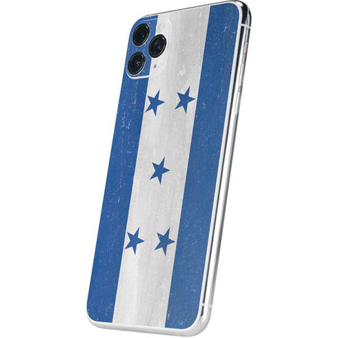 Honduras Flag Distressed iPhone 11 Pro Max Skin