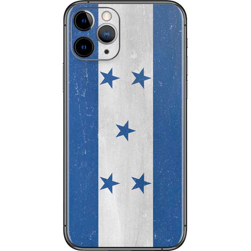 Honduras Flag Distressed iPhone 11 Pro Skin