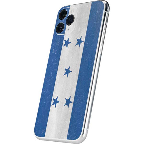 Honduras Flag Distressed iPhone 11 Pro Skin