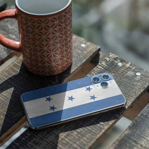 Honduras Flag Distressed iPhone 11 Pro Skin