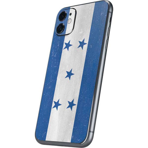 Honduras Flag Distressed iPhone 11 Skin