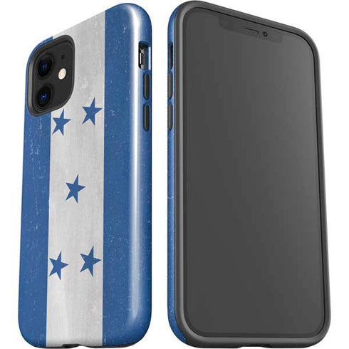 Honduras Flag Distressed iPhone 12 Impact Case