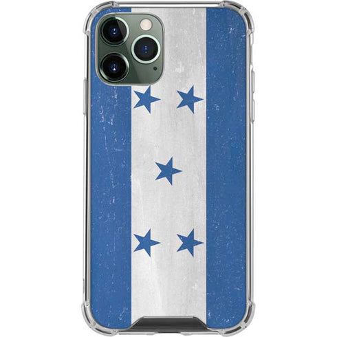 Honduras Flag Distressed iPhone 12 Pro Max Clear Case