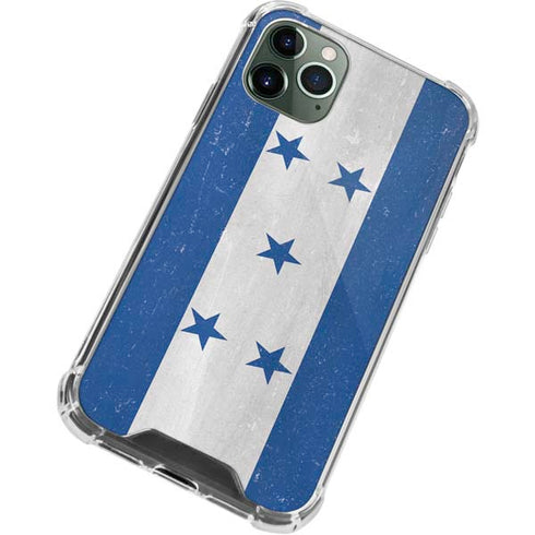 Honduras Flag Distressed iPhone 12 Pro Max Clear Case