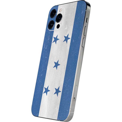 Honduras Flag Distressed iPhone 12 Pro Max Skin